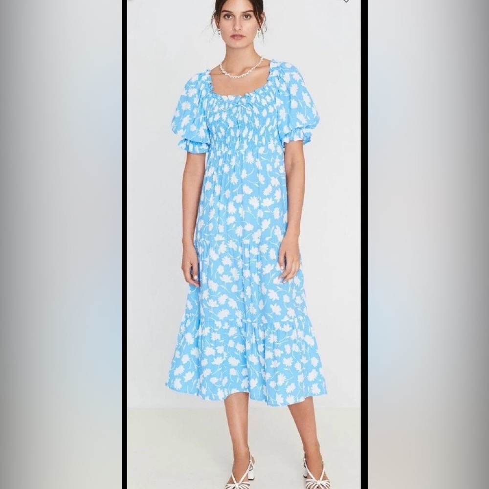 Faithfull The Brand Olinda Midi Dress in Leyla Floral. Size Small. NWOT